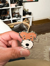 Load image into Gallery viewer, Wire Fox Terrier Enamel Pin (Limited Run)