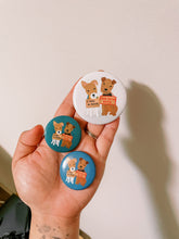 Load image into Gallery viewer, AAPI FUNDRAISER - Protest Pups Button Pins