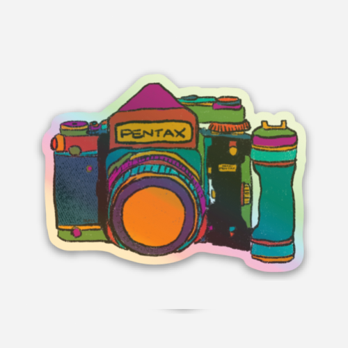 Pentax 67 Holographic Sticker