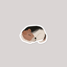 Load image into Gallery viewer, Sleeping Wire Fox Terrier Sticker